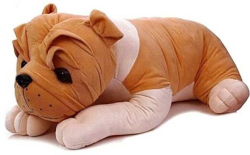 Bull Dog Soft Toy, For Baby Playing, Feature : Light Weight, Perfect Shape