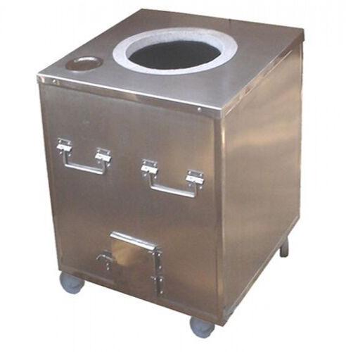 Rudraa Square Stainless Steel Gas Drum Tandoor, Feature : Easy To Use, Fast Making, Low Maintenance