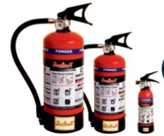 Cylindrical Dry Powder Portable Fire Extinguisher