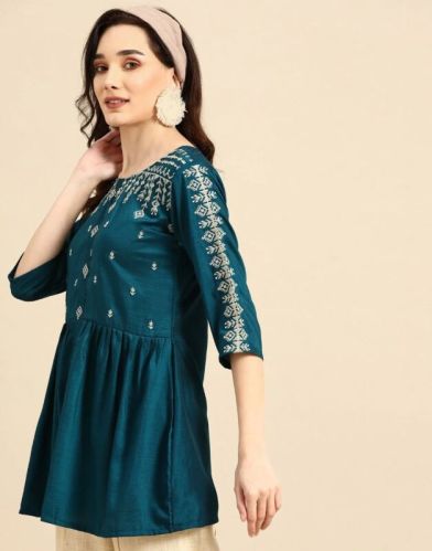 Embroidered Short Top