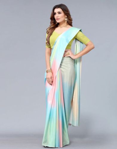 Multicoloured Silk Saree, Saree Length : 5.50 Mtr
