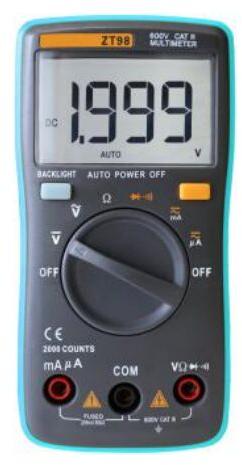 ZOTEK ZT98 Portable Autoranging Digital Multimeter