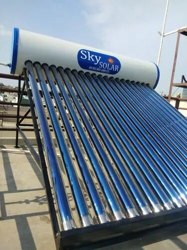 ETC Solar Water Heater, Capacity : 200 Lpd