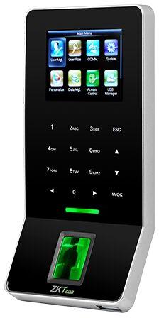 Rectanguar Zkteco Biometric Attendance System F22, Color : Black, White