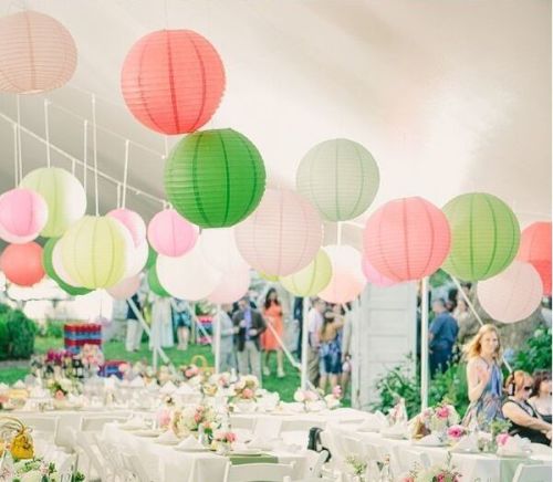 Supply Hanging Paper Lanterns For Party Decoration