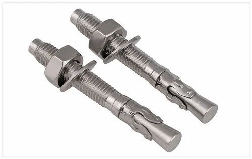 Round Polished Duplex Steel Anchor Bolt, For Fittings, Feature : High Tensile, Corrosion Resistance