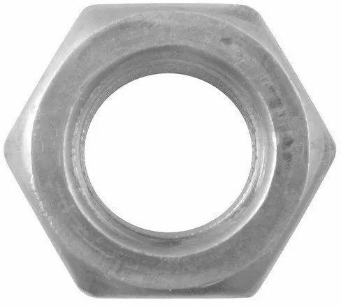 Inconel Hex Nut, Color : Silver