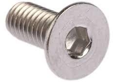 Titanium Counter Sunk Screw, For Industrial, Color : Silver