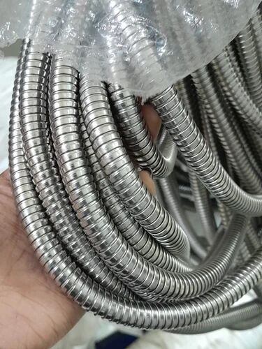 Stainless Steel Flexible Conduits, Color : Silver