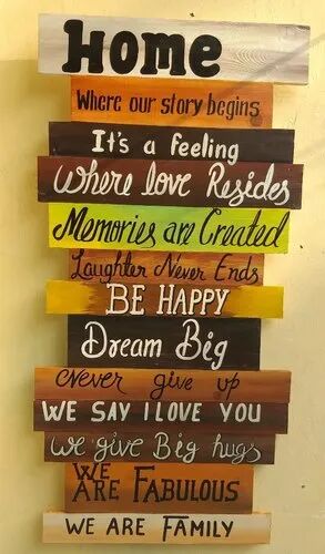 Hand Painted Wooden Planks