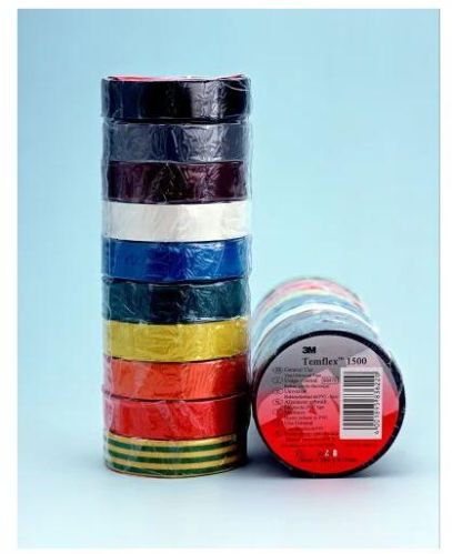 3M Rubber Vinyl Electrical Tape, Tape Type : Adhesive