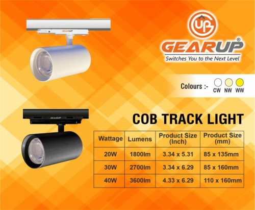 LED COB Track Lights, Voltage : 100-270 V