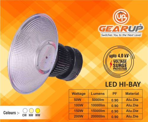 LED Hi-Bay Lights, Voltage : 100-270 VAC, 50/60 Hz