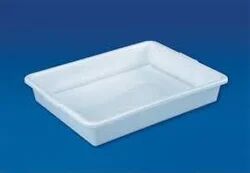 Radical White PP Laboratory Tray, Size : 450x350x75 Mm