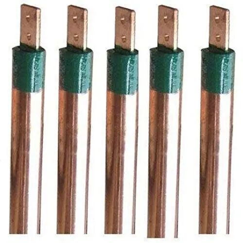 Powder Coated Copper Bonded Earthing Rod, Length : 3 Meter