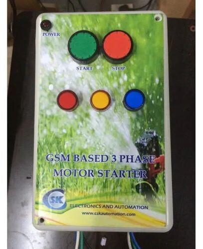 Semi Automatic Three Phase Motor Starter, For Agriculture, Voltage : 380 V