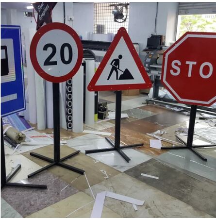 Red Retro Sign Board