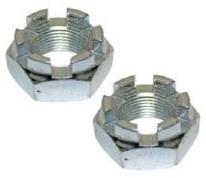 Stainless Steel M16X1.5 Crown Nut, For Industrial Use, Color : Grey