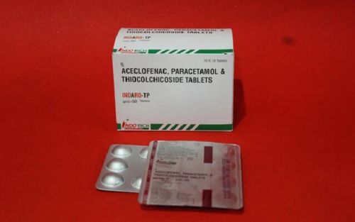 Aceclofenac, Paracetamol And Thiocolchicoside Tablets, Packaging Type : Alu Alu