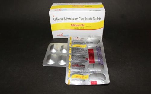 Cefixime And Potassium Clavulante Tablets, Packaging Type : Alu Alu