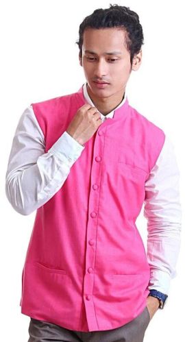 Solid Nehru Jacket, Occasion : Casual Wear