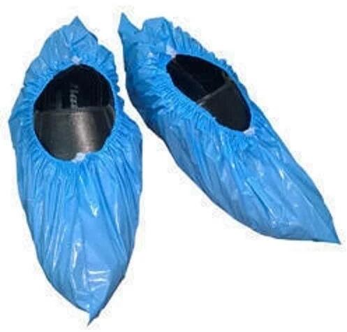 Plastic PVC Shoe Cover, Color : Blue