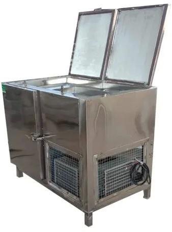 300 Litre Stainless Steel Deep Freezer, Voltage : 220 V