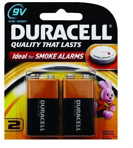 Duracell Battery Cell, Rated Voltage : 9 Volt
