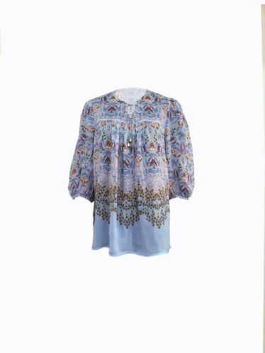 Viscose Crepe Digital Printed Womens Top, Size : XL