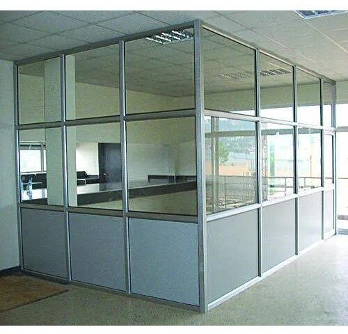 Fiber Glass Aluminium Office Partition