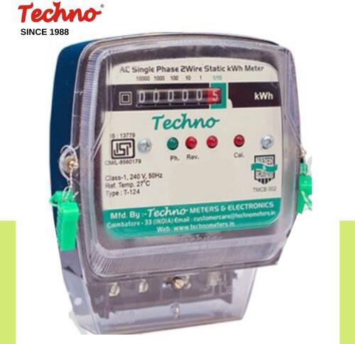 Techno 50hz Mechanical Energy Meter, Display Type : LCD