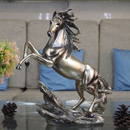 Resin Running Horse Statue