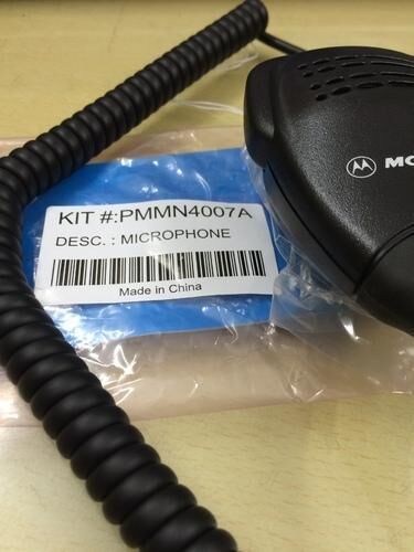 Motorola Microphone, Color : Black
