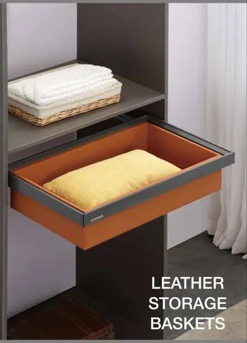 Leather Storage Baskets, Size : 600MM, 900 Mm