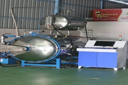 Stainless Steel SS Horizontal Sterilizing Machine, Capacity : 520 Bottle/Hour