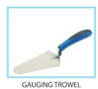 Rectangular Metal Gauging Trowel, For Industrial, Feature : Corrosion Resistance, Durable, Fine Grip