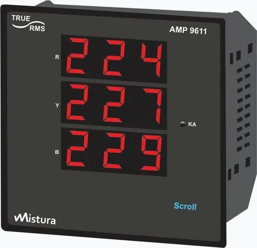 Plastic 50Hz-65Hz 100-200gm 3 Phase MultiFunction Meter, For Energy Monitoring, Industrial, Research Application