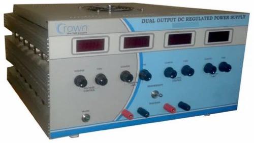 Dual Output DC Regulated Power Supply For Electronic Goods, Industrial, Research Application, Laboratory