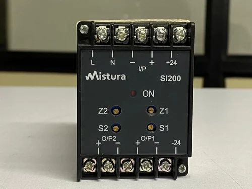 MISTURA PLASTIC Dual Output Signal Isolator, For INDUSTRY, PRODUCTION, LABORATORY, INSTITUTE, Color : Black