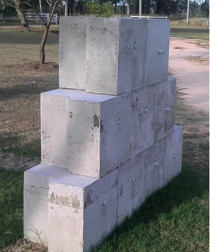 Square Cement Interlocking Concrete Blocks