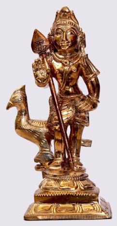 Polished Bronze Balamurugan Statue, For Home, Feature : Perfect Shape, Easy To Place, Complete Finishing