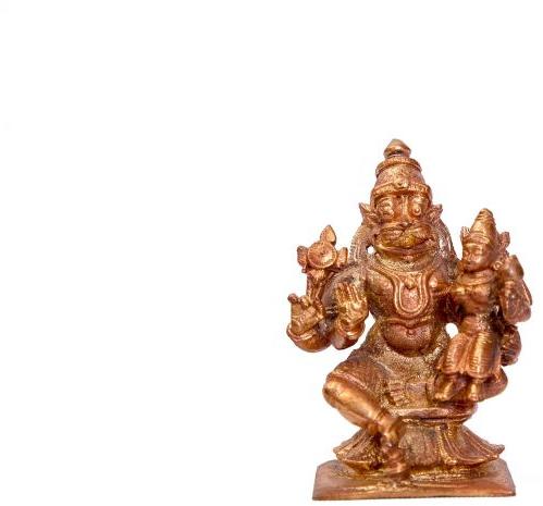 Polished Bronze Lakshmi Narasimha Statue, For Home, Feature : Rustproof, Perfect Shape, Easy To Place