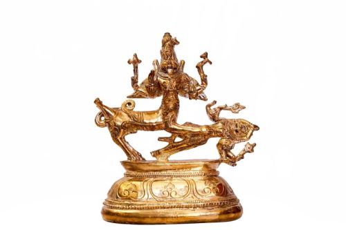 Polished Bronze Sarabeswarar Statue, For Home, Feature : Rustproof, Easy To Place, Complete Finishing