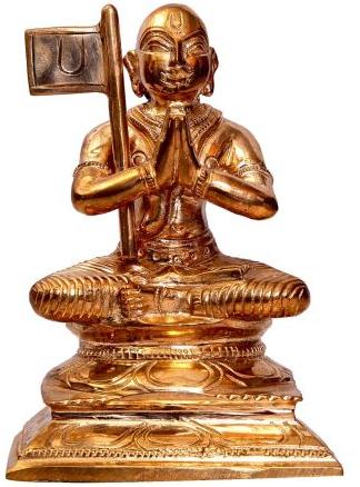 Polished Bronze Srimath Ramanuja Statue, For Home, Feature : Perfect Shape, Easy To Place, Complete Finishing