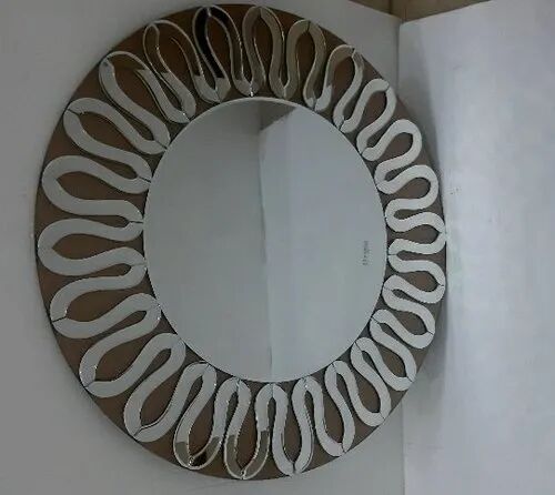 Glass Wall Mirror, Size : 30 X 30 Inches