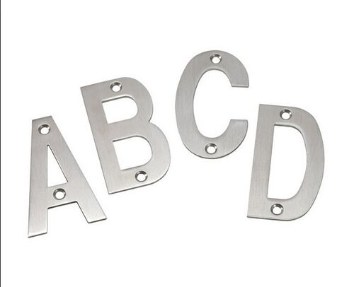 Stainless Steel Alphabet