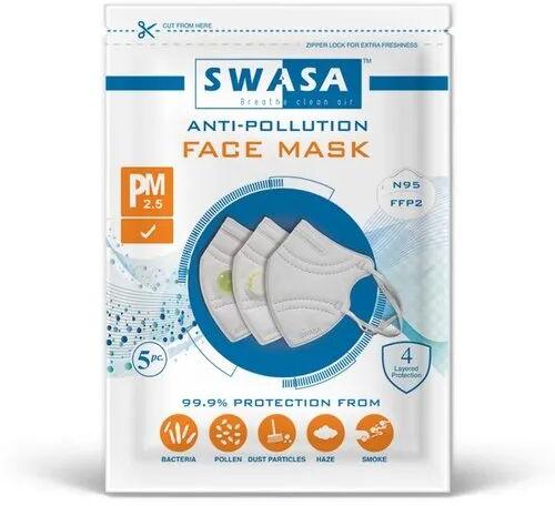 N95 Face Mask, Exhalation Type : Without Valve