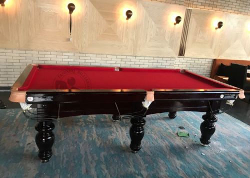 Polished Wood Antique Billiards Pool Table, For Playing Snookers, Feature : Crack Proof, Good Quality
