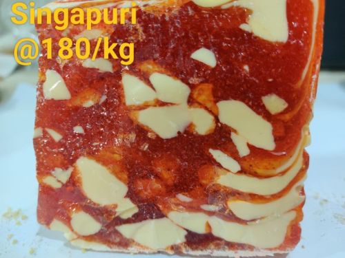 Orange Singapuri Solid Loban