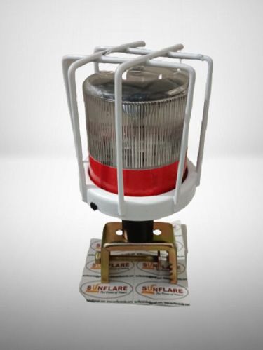 Sunflare Red LED MS Solar Flasher Light, For Road, Feature : Rust Proof, Rechargeable, Durable